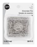 1-1/4" Dressmaker Pins - Nickel 350pc