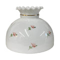 10 inch oil lamp shade, Rosebud - Paxton Hardware