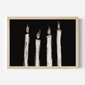 Advent Candles Glowing - Art Print or Canvas - Jetty Home