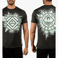 Affliction Mens Birchwood Short Sleeve Tee Grey Affliction