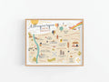Albuquerque Map Art Print