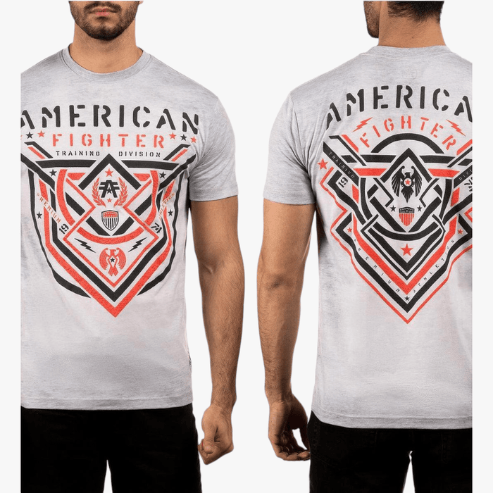 American Fighter Mens Lost Spring Short Sleeve Tee White Multi Affliction