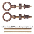 Hinges for hanging Cheval Mirrors - Paxton Hardware