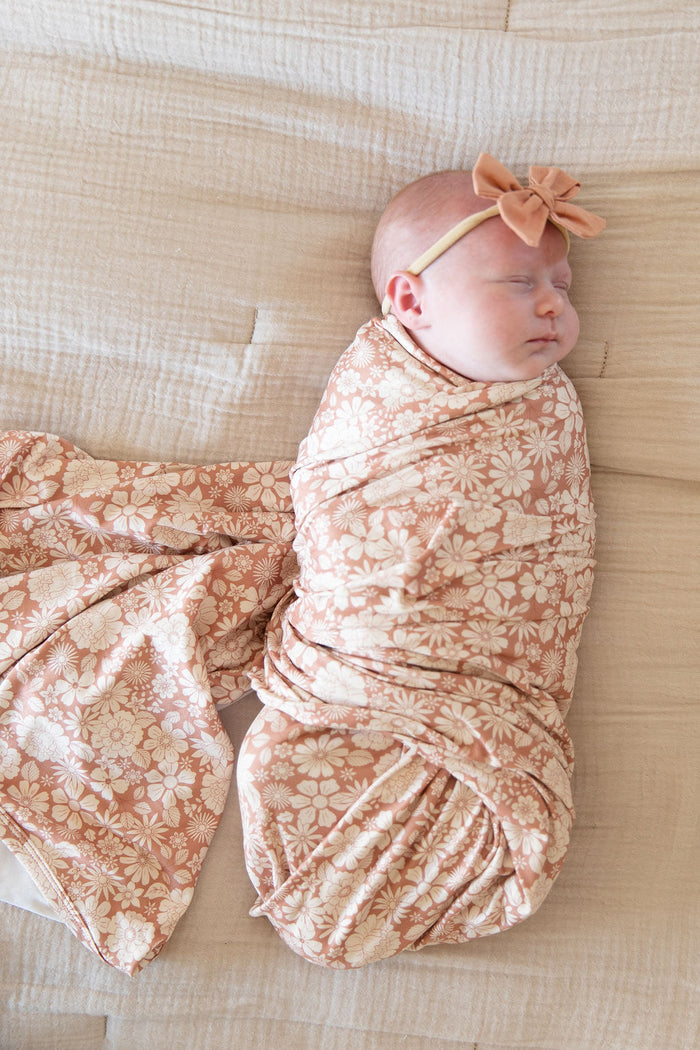 AUTUMN FLORAL | SWADDLE