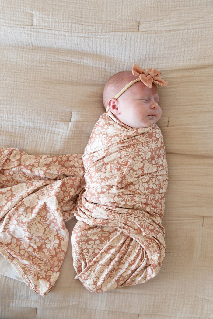 AUTUMN FLORAL | SWADDLE