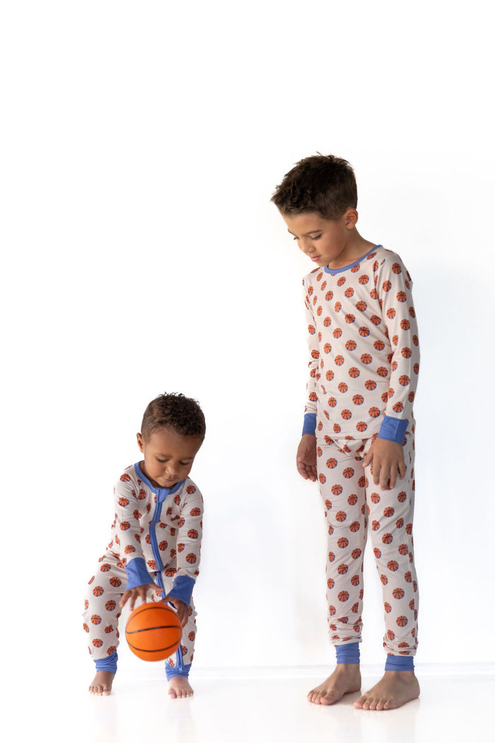 BASKETBALL (BLUE) | ZIPPER ONE PIECE