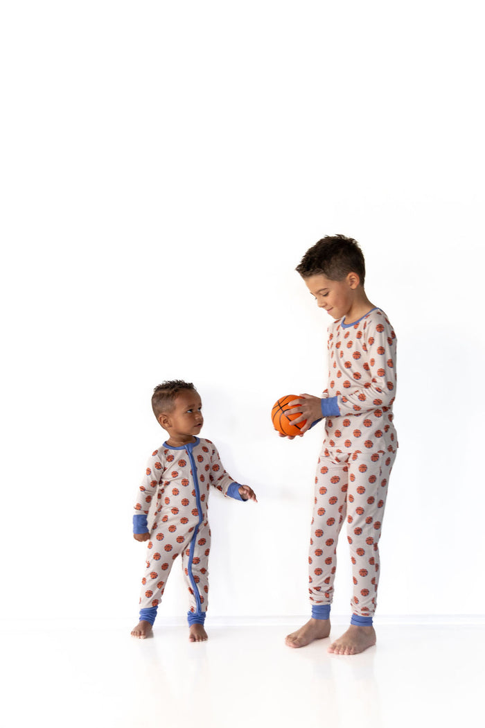 BASKETBALL (BLUE) | ZIPPER ONE PIECE