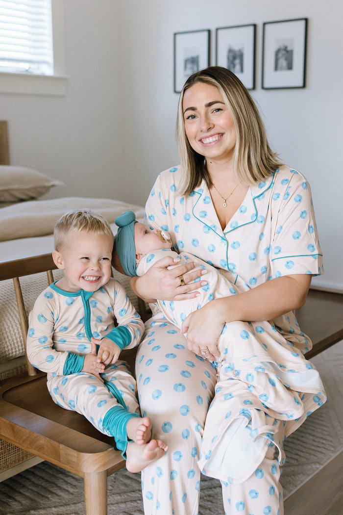 BEACH BALL | WOMEN'S BUTTON UP SHORT SLEEVE SET