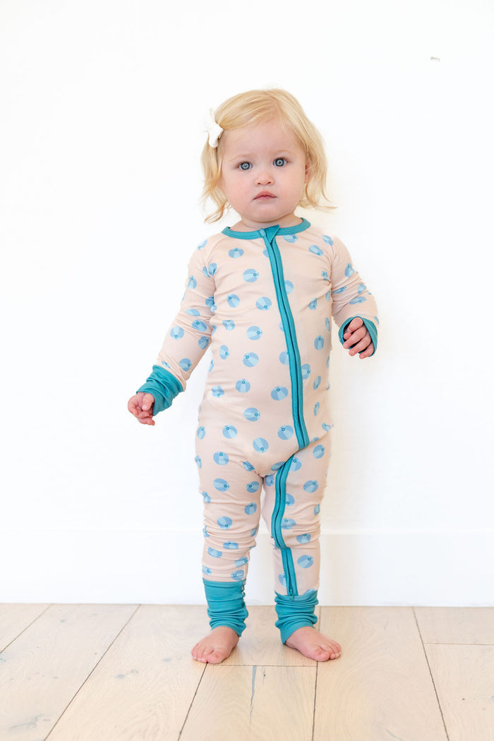 BEACH BALL | ZIPPER ONE PIECE