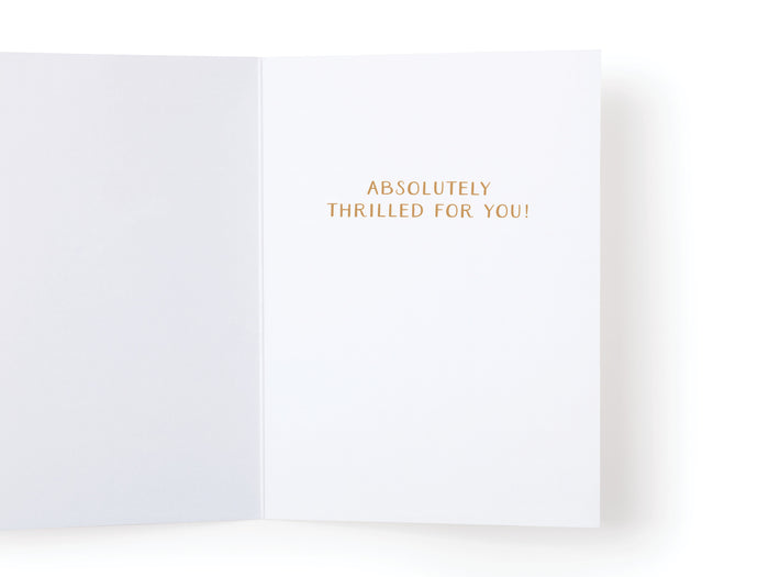 Best Wishes Bride Greeting Card