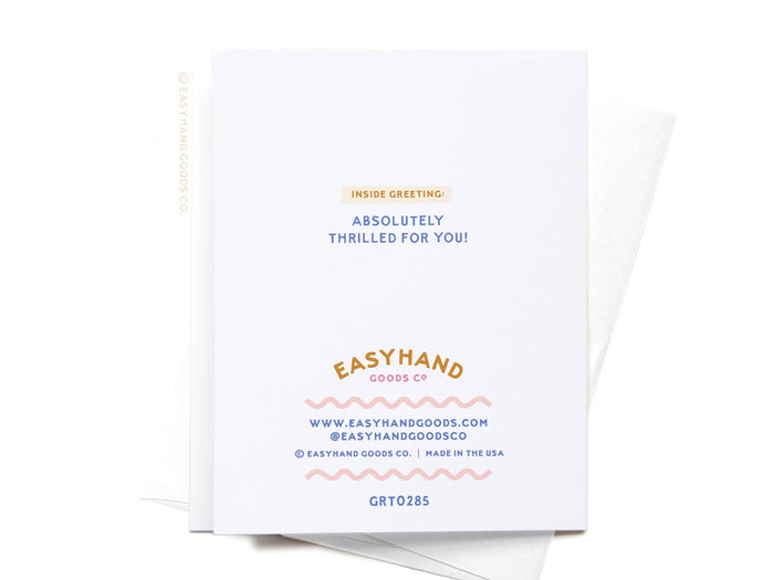 Best Wishes Bride Greeting Card
