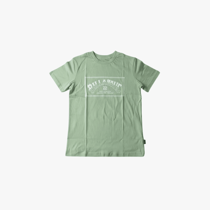 Billabong Boys Arch Short Sleeve Tee Green Haze | Billabong
