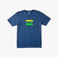 Billabong Boys Team Wave Short Sleeve Tee Dark Blue Billabong