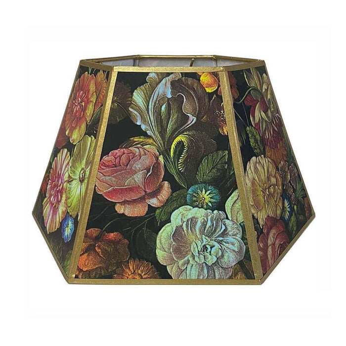 Black Botanical Bridge Lamp Shade - Paxton Hardware