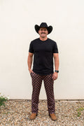 BLACK + BROWN CHECKER | MEN'S PANTS