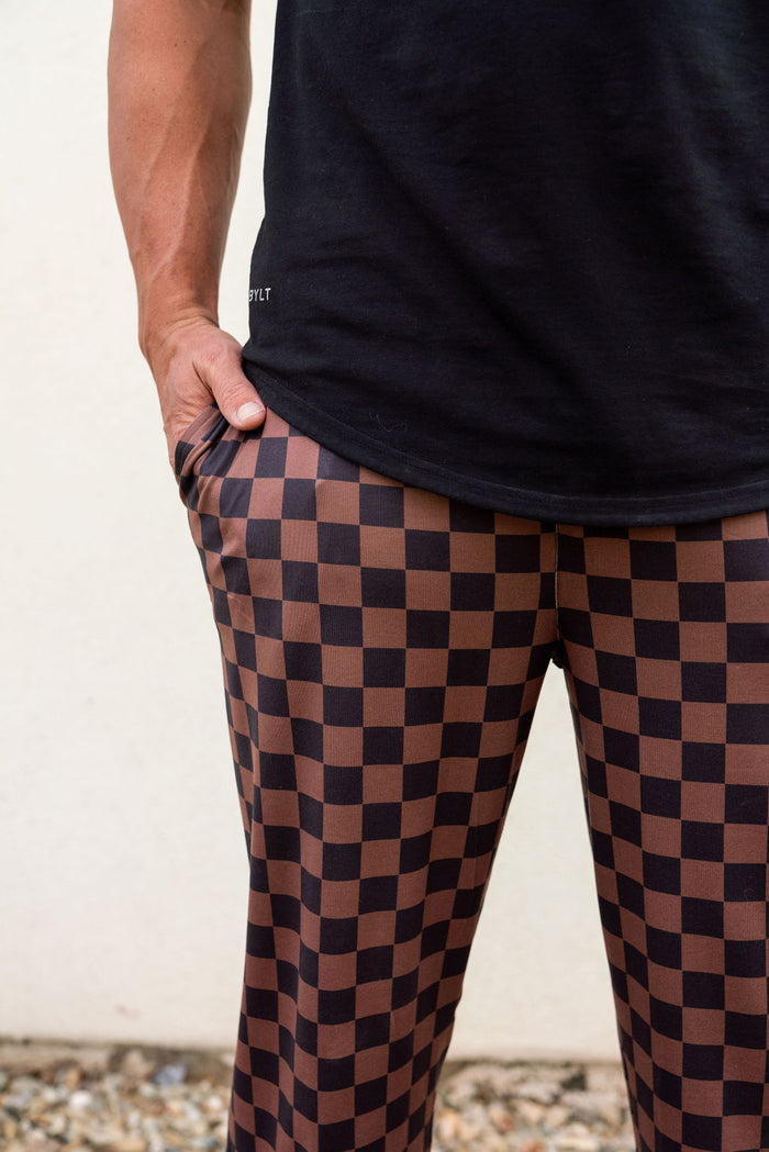 BLACK + BROWN CHECKER | MEN'S PANTS