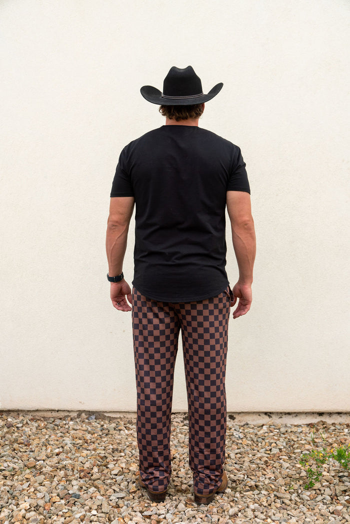 BLACK + BROWN CHECKER | MEN'S PANTS