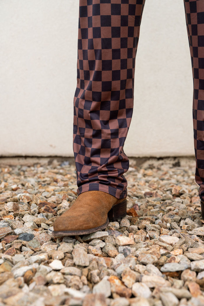 BLACK + BROWN CHECKER | MEN'S PANTS