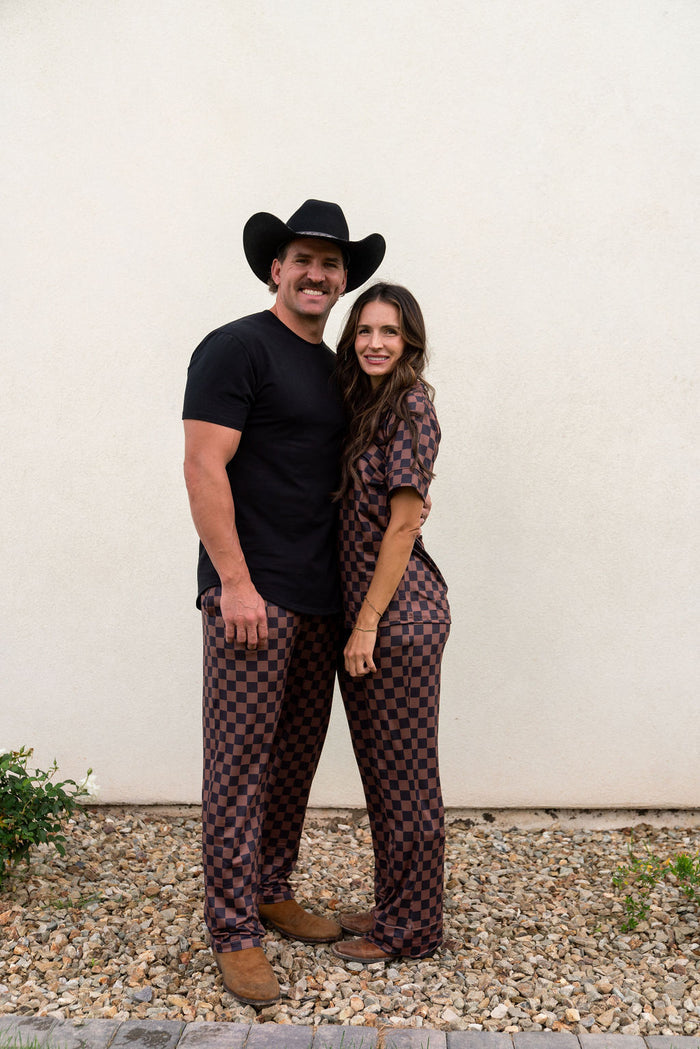 BLACK + BROWN CHECKER | MEN'S PANTS