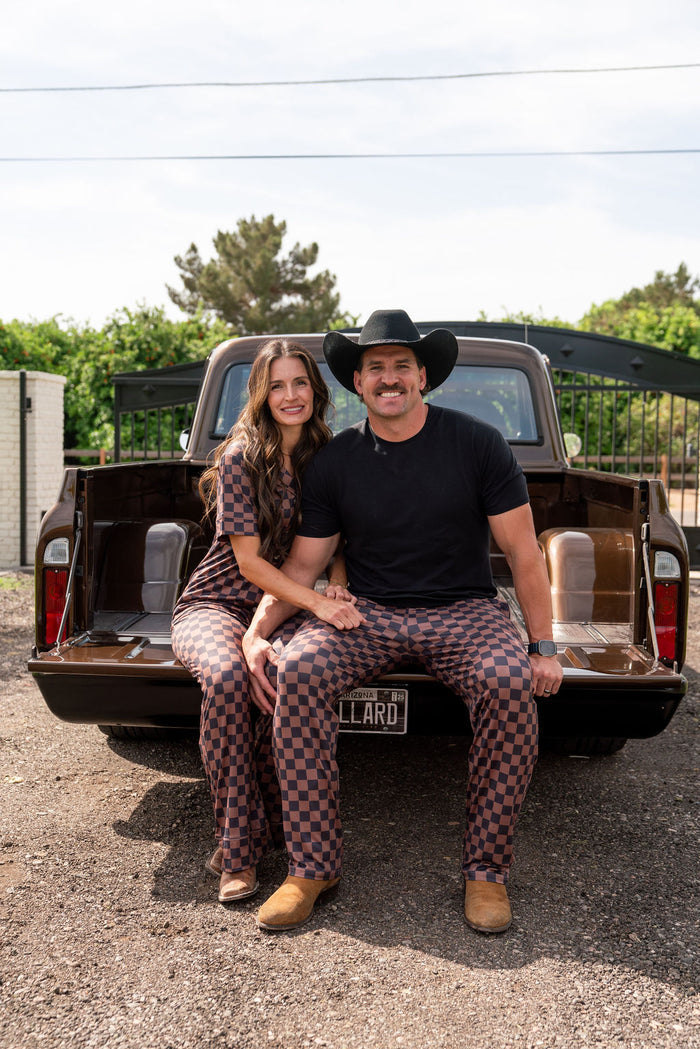 BLACK + BROWN CHECKER | MEN'S PANTS
