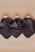 BLACK + BROWN MINI CHECKER | LOVIE