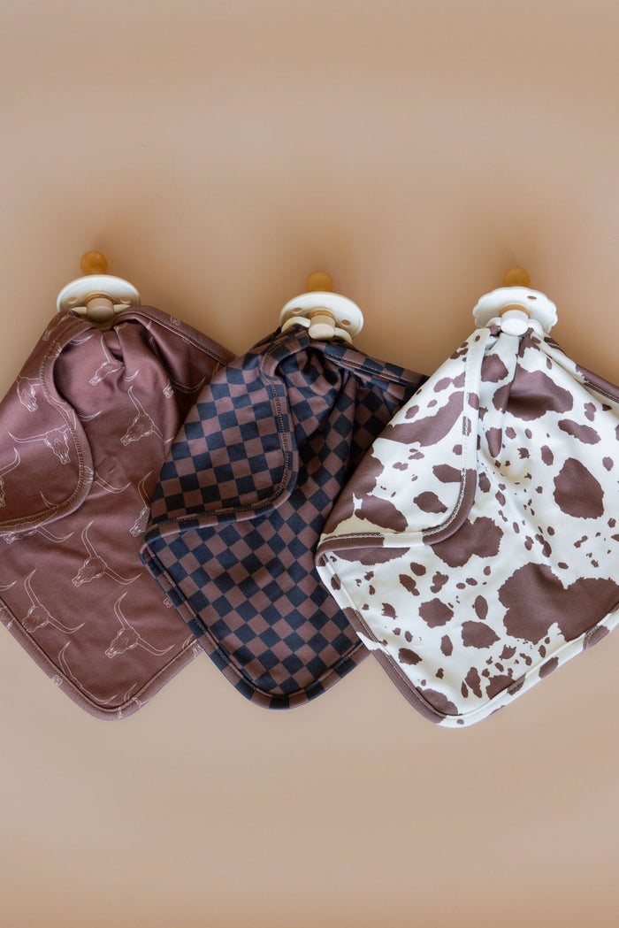 BLACK + BROWN MINI CHECKER | LOVIE