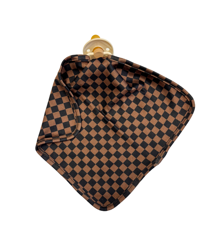 BLACK + BROWN MINI CHECKER | LOVIE