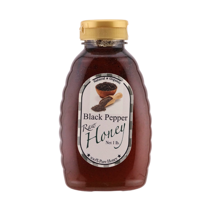Black Pepper Infused Raw Honey