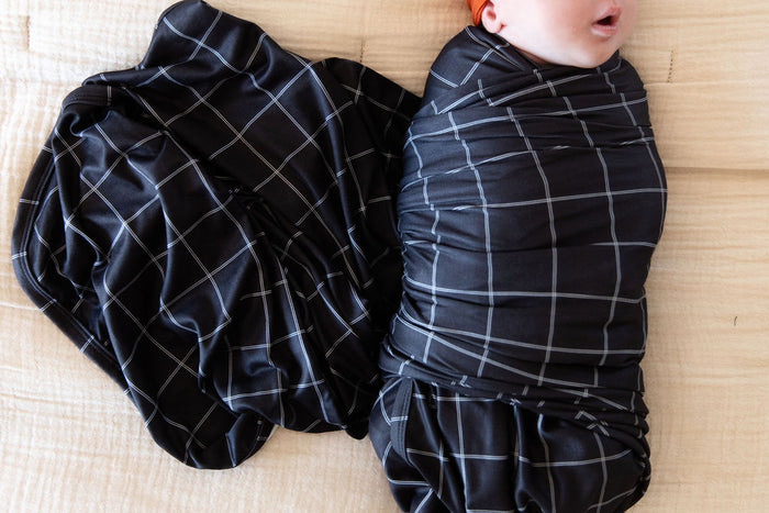BLACK + WHITE GRID | SWADDLE