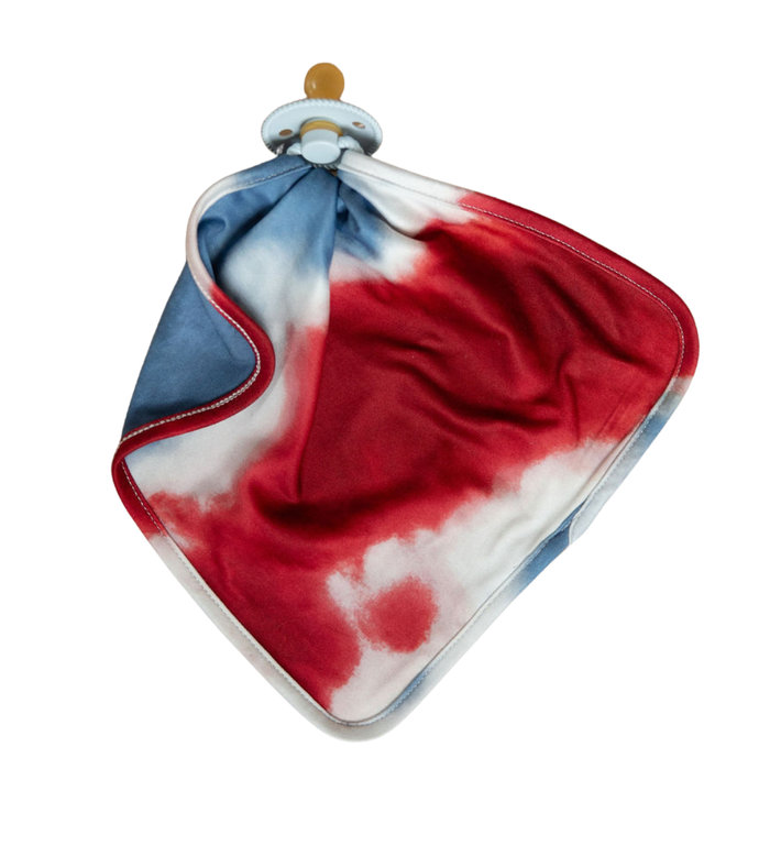 BLUE + WHITE + RED TIE DYE | LOVIE