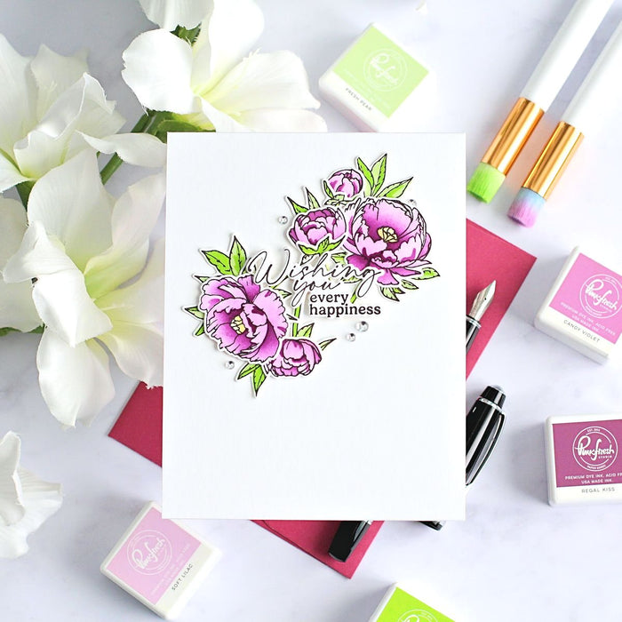 Blushing Blooms stencil