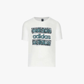 adidas Boys Doodle Mlt Short Sleeve Tee White adidas