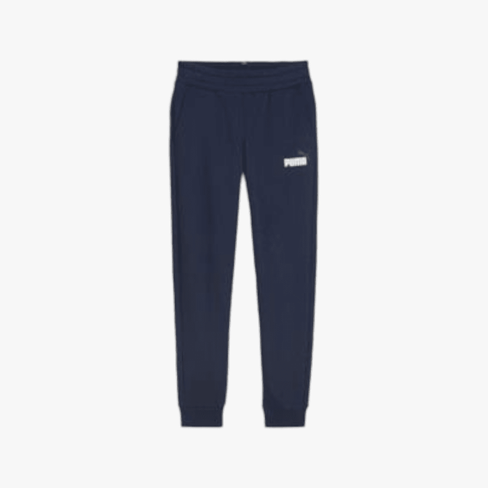 Puma Boys Ess+ 2 Col Logo Trackpants Navy Puma
