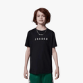 Nike Boys Jdb Mj Wordmark Emb Crew Short Sleeve Tee Black | Nike