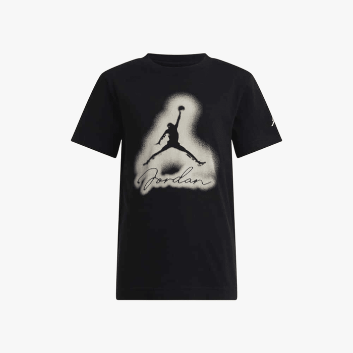 Nike Boys Jdb Mvp Airbrushed Jordan Short Sleeve Tee Black | Nike