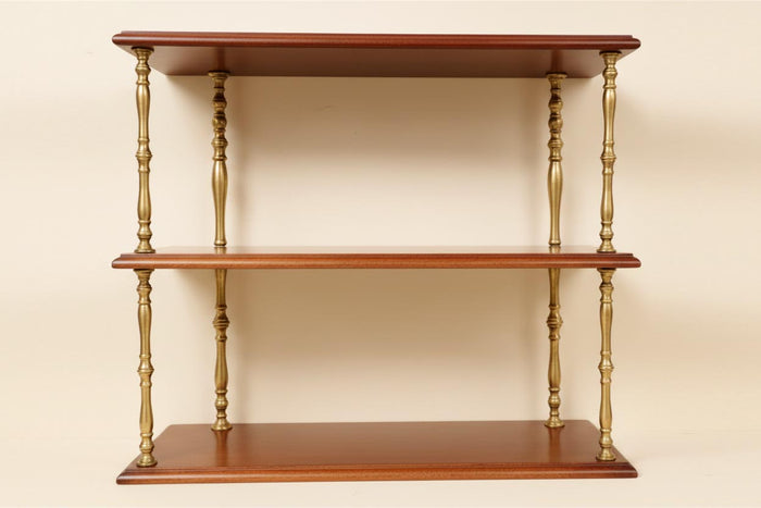 Brass Shelf Columns provide function and decorative appeal - Paxton Hardware