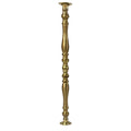Brass Column for shelves, 11-3/4" - Paxton Hardware