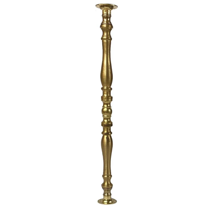 Brass Column for shelves, 11-3/4" - Paxton Hardware