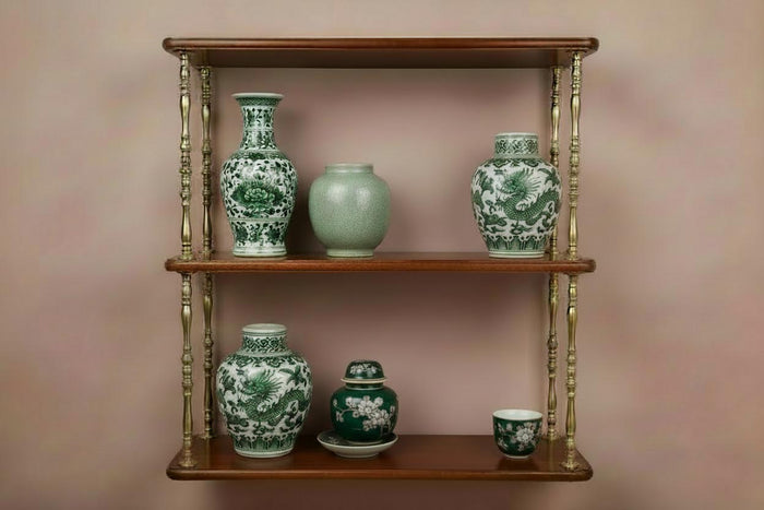 unique brass shelf column supports - Paxton Hardware