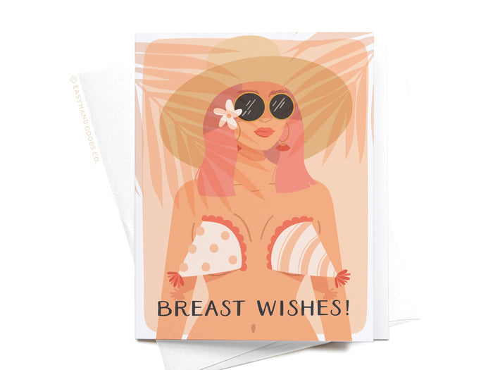 Breast Wishes Greeting Card - Onderkast Studio