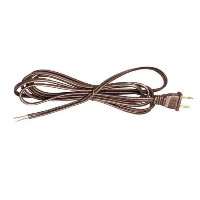 Brown 8 Foot Lamp Cord Sets, SPT1 - paxton hardware ltd