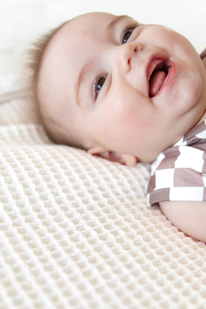 BROWN + WHITE CHECKER | SLEEP SACK