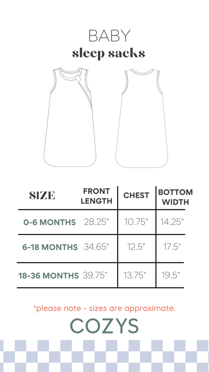 BROWN + WHITE CHECKER | SLEEP SACK