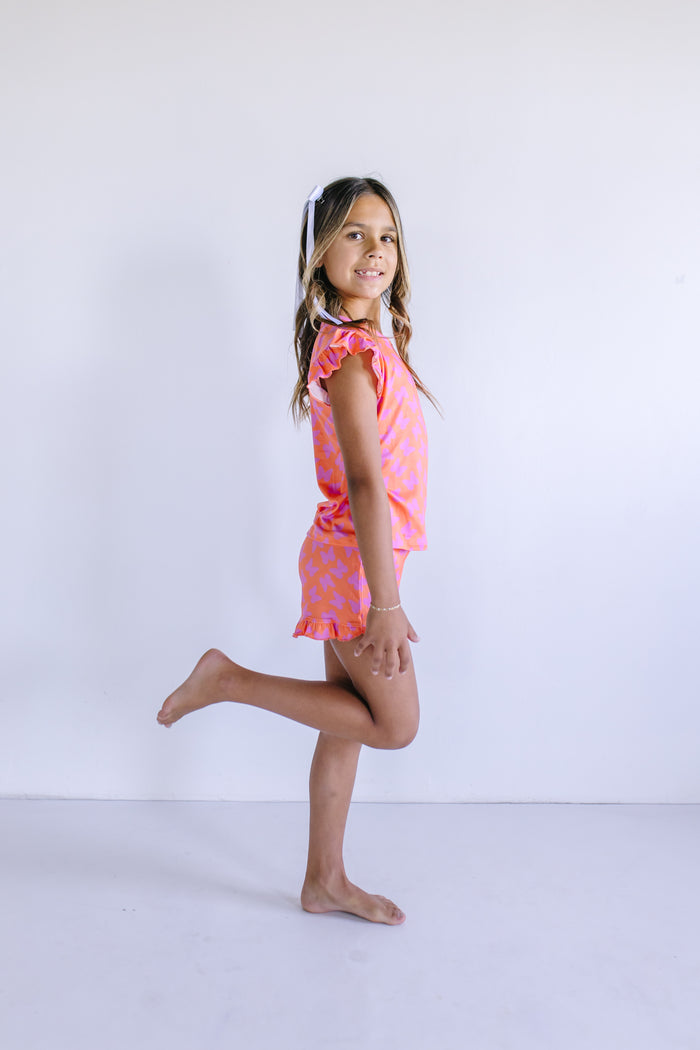 BUTTERFLIES | RUFFLE SHORT SET