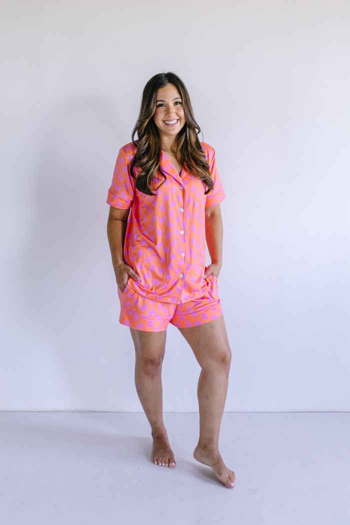 BUTTERFLIES | WOMEN'S SHORT SLEEVE SHORTS SET
