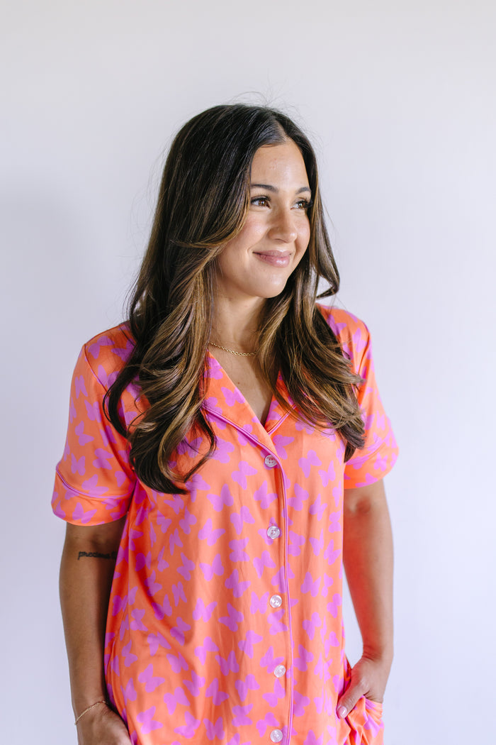 BUTTERFLIES | WOMEN'S SHORT SLEEVE SHORTS SET