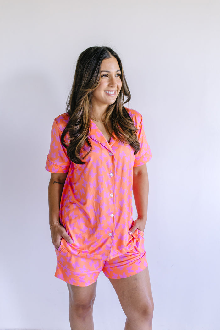 BUTTERFLIES | WOMEN'S SHORT SLEEVE SHORTS SET