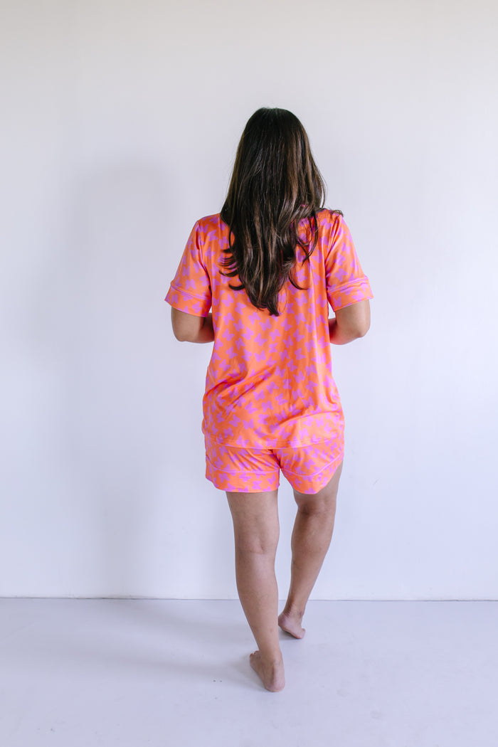 BUTTERFLIES | WOMEN'S SHORT SLEEVE SHORTS SET