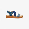 Butterfly Womens Xara 6 Strap Sandal Navy | Butterfly