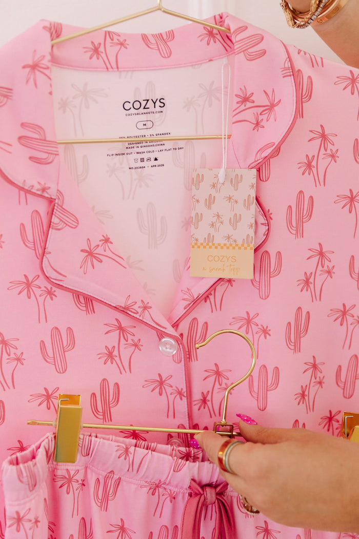 CACTUS PALM | WOMEN'S SHORT SLEEVE SHORTS SET